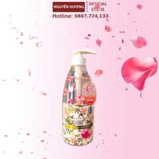 Sữa tắm thơm mịn da Jojoba Bông Hoa New Moon Shower Gel 750ml
