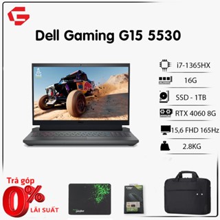 [Mới 100%] Dell Gaming G15 5530 (Core i7-13650HX, RTX 4060 8GB) Laptop chơi game đồ họa