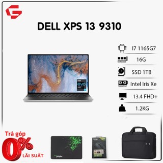 [new outlet] laptop dell xps 13 9310 (core i7 1165g7, 16gb, 1tb, fhd+ touch, silver)