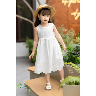 Váy thô boil trắng tiểu thư June