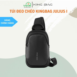 Túi đeo chéo thời trang KINGBAG JULIUS I cổng USB, nhiều ngăn, chống trộm, vải kháng nước tốt - Hàng chính hãng