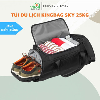 Túi trống du lịch KINGBAG SKY Nhiều ngăn, sức chứa lớn, chống nước tốt - Hàng chính hãng
