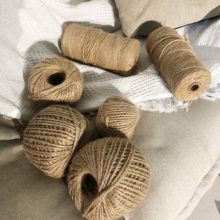 Cuộn 30 mét dây thừng gai dùng trang trí làm DIY handmade, sợi 1,8mm