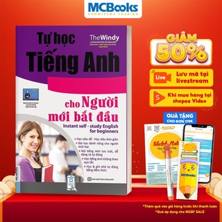 Sách - Tự Học Tiếng Anh Cấp Tốc Cho Người Mới Bắt Đầu - Kèm App Học Online