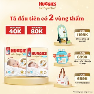 Hàng chính hãng Cty Tã bỉm dán quần Huggies Skin Perfect NB76 S82 M79 M76