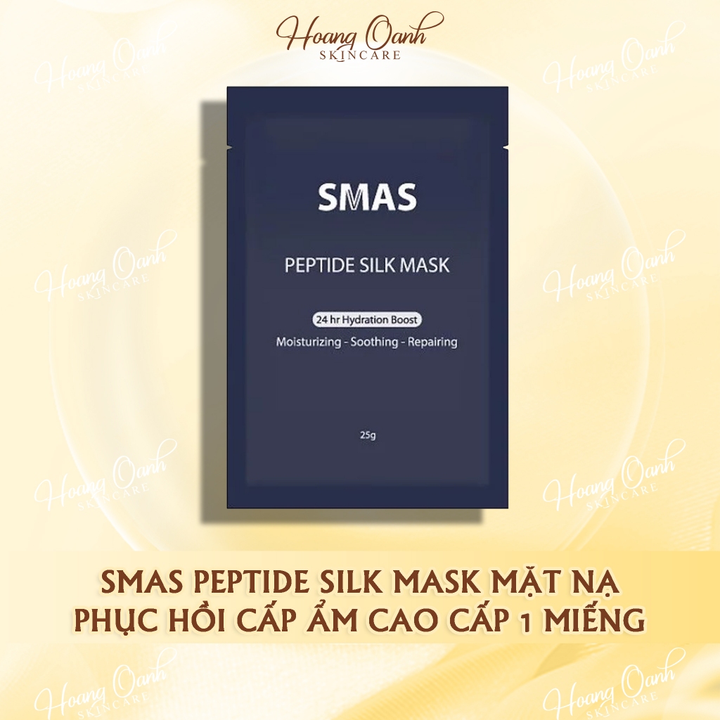 Smas Peptide Silk Mask Mặt Nạ Phục Hồi Cấp Ẩm Cao Cấp 1 miếng