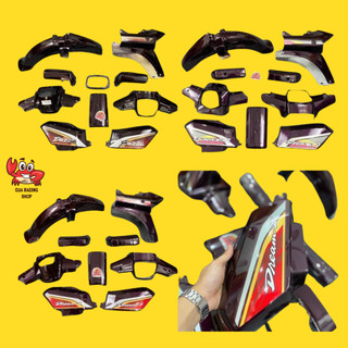 Bộ vỏ nhựa xe Dream màu zin như ảnh, nhựa ABS. Lắp Dream Việt, Thái, 50cc, liên doanh kèm tem