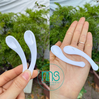 Sỉ 100 que nhỏ cong lấy kem,khuấy kem