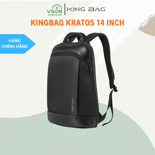 Balo laptop KINGBAG KRATOS 15” thời trang, mỏng nhẹ, bảo vệ CỘT SỐNG, trượt nước, ngăn chống trộm - Hàng chính hãng