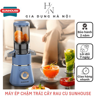Máy ép chậm sunhouse shd5518 - ép mọi loại hoa quả, rau củ - ép nguyên quả, kiệt bã - chính hãng - bảo hành 2 năm