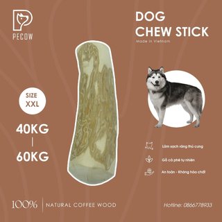 Chew Stick - Xương gặm cho chó bằng gỗ cà phê tự nhiên XXL / Giảm căng thẳng và lo âu