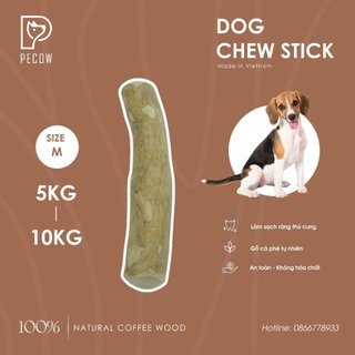 Chew Stick - Xương gặm cho chó bằng gỗ cà phê tự nhiên M / Giảm căng thẳng và lo âu