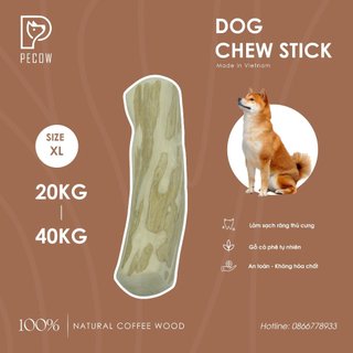 Chew Stick - Xương gặm cho chó bằng gỗ cà phê tự nhiên XL / Giảm căng thẳng và lo âu