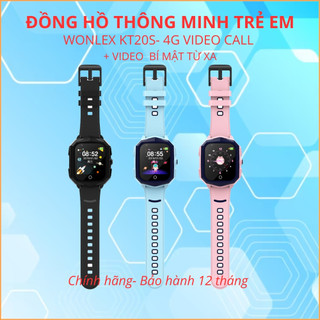 Đồng Hồ Thông Minh Trẻ Em Chống Nước Chính Hãng Wonlex KT20S, 4G VIDEO CALL, Nghe Gọi Định Vị, Cảm Ứng, Báo RUNG Giá Rẻ