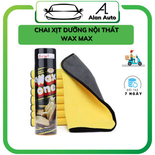 Chai xịt dưỡng nội thất xe ô tô WAX MAX ,Bình xịt đưỡng nội thất công nghệ mới, nhập khẩu Thái Lan