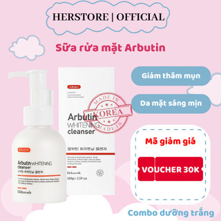 Sữa rửa mặt trắng da Arbutin, Sữa rửa mặt làm sáng da mờ thâm giảm mụn hiệu quả