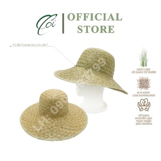 Nón Cói, Nói du lịch, Nón đi biển, Nón Basic Vành rộng che nắng tốt.