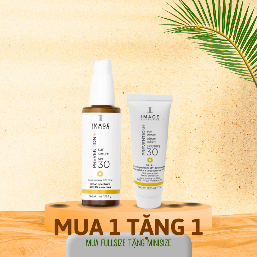 Kem Chống Nắng Nâng Tông Sáng Da IMAGE Skincare PREVENTION+ Sun Serum SPF30 Untinted 28.3g (new)