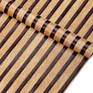 Decal dán tường gỗ xẻ vàng trang trí nhà cửa khổ 45cm keo sẵn (1m dài)