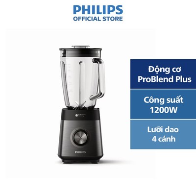 Máy Xay Sinh Tố Philips HR3041/00 công nghệ Problend Push series 5000 - Hàng Chính Hãng
