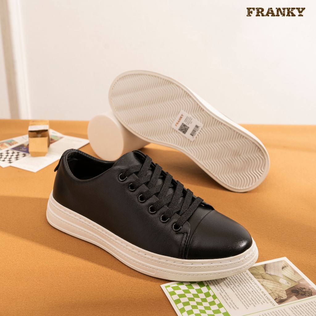 Giày Thể Thao Nam Raffle Essential Sneaker - Black Phong Cách Đơn Giản, Thanh Lịch