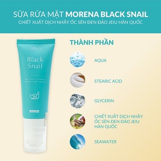 Sữa rửa mặt Black snail Huyền Phi