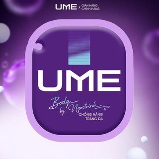 Kem body trắng da UME hỗ trợ làm mờ các vết thâm sạm, cấp ẩm tăng độ đàn đổi, chống nắng gói 50gr