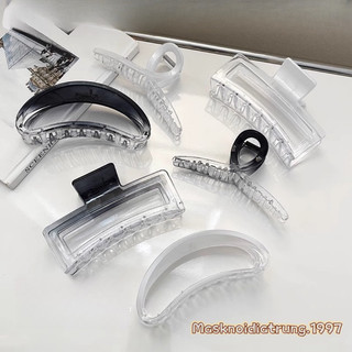 Kẹp Tóc Hàm Cá Mập Trong Suốt Size Lớn