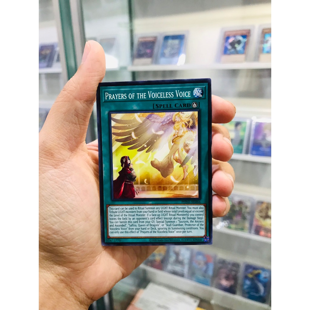 Thẻ Bài Yugioh Mã PHNI-AE066 - Prayers of the Voiceless Voice - Common