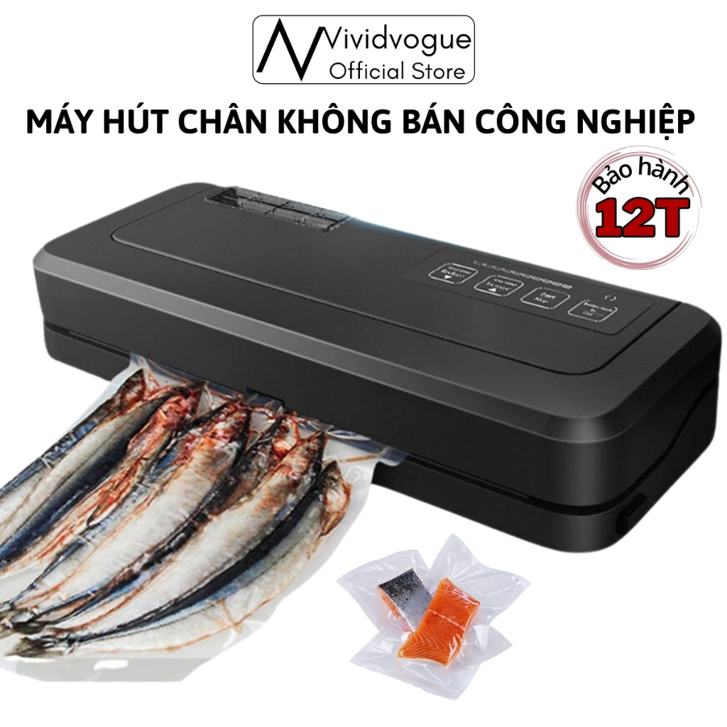 Máy hút chân không không kén túi, máy hút thực phẩm bán công nghiệp dành cho gia đình, doanh nghiệp