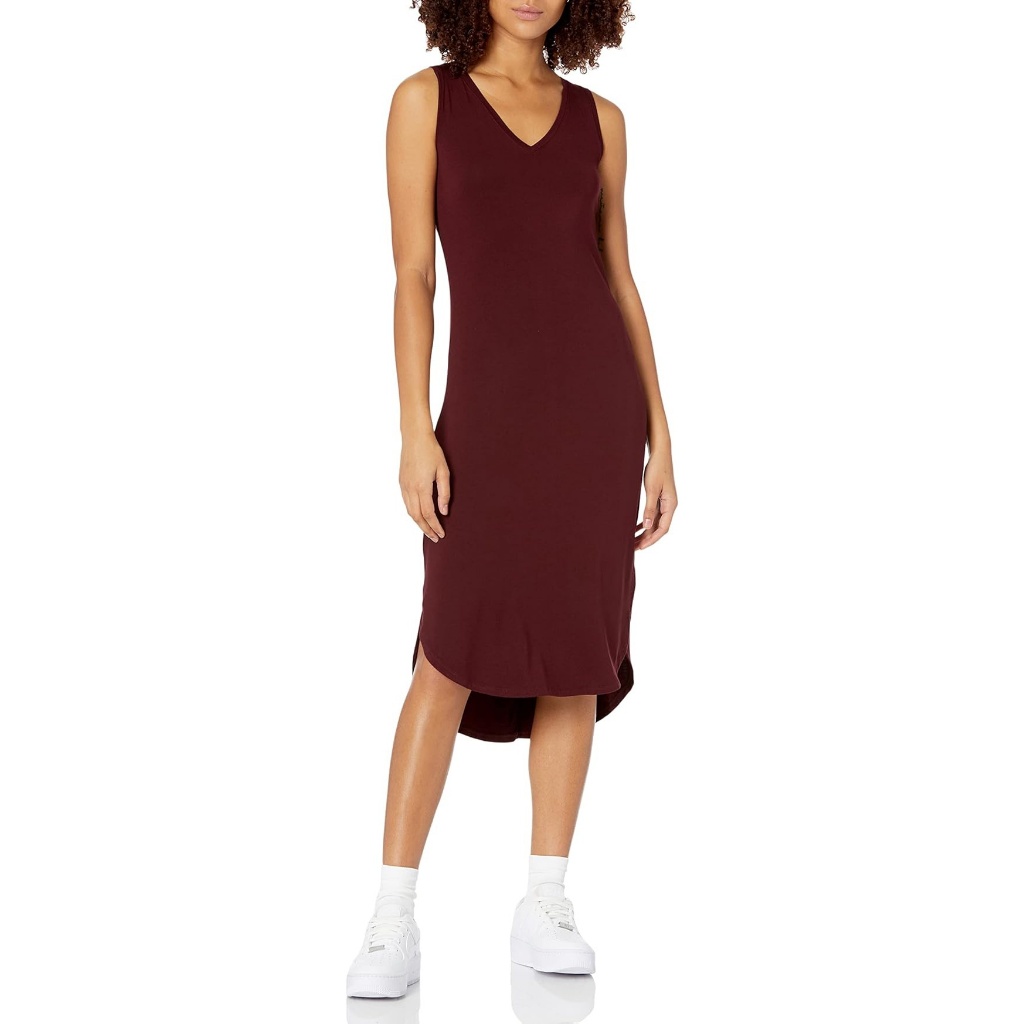 Đầm Thun Cotton Dáng Dài Sát Nách