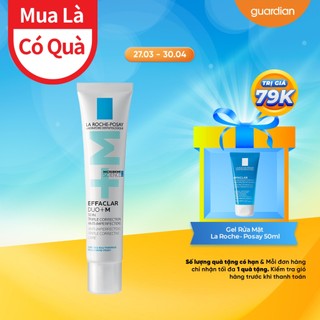 Kem Dưỡng Giảm Mụn Sau 8h La Roche-Posay Effaclar Duo+ M 40ml