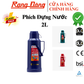 Phích nước rạng đông 2 lit cao cấp, bình thuỷ giữ nhiệt model: rd 2035 n1.e