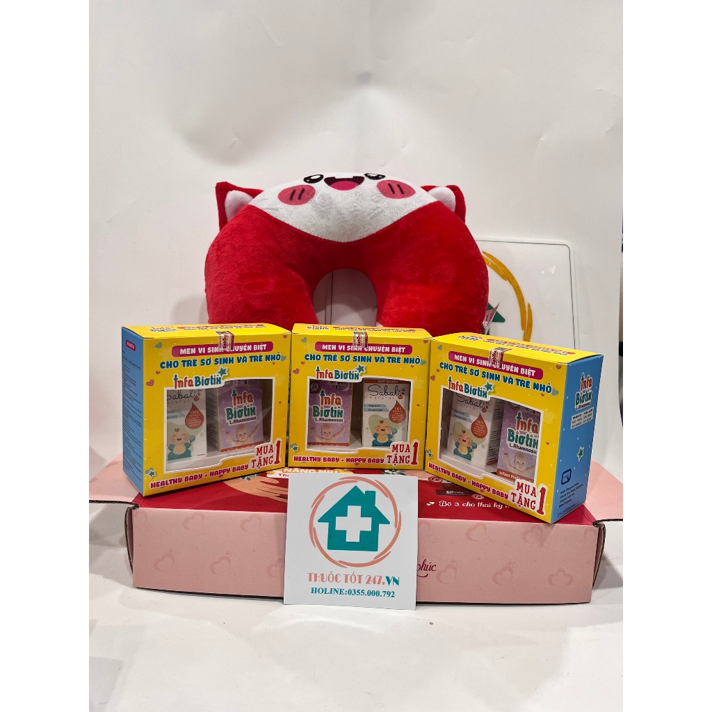 Infa biotix Men vi sinh giúp Bé ăn ngon, hấp thu vitamin cho bé, tăng đề kháng, hết biếng ăn, Probiotic đặc chế cho trẻ