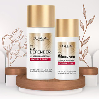 Kem chống nắng x20 thoáng da mỏng nhẹ l’oreal paris uv defender serum 50ml spf50++1