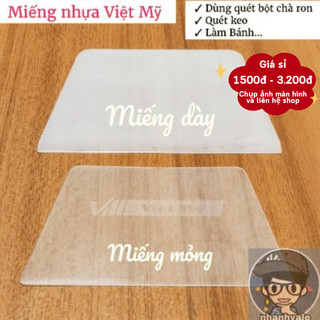 Miếng nhựa chét (quét) bột keo chà ron gạch / quét keo / làm bánh