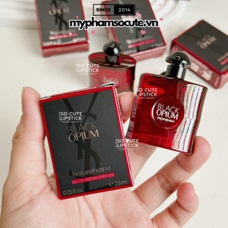 New - nước hoa y s s l black opium over red - le parfums - illicit green minisize 7.5ml