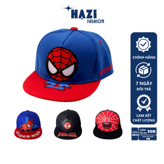 Mũ nhện cho bé dễ thương từ 1-4 tuổi, nón lưỡi trai spiderman trẻ em chất vải kaki thoáng mát đi học đi chơi