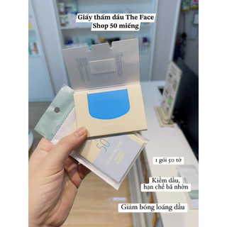 Giấy thấm dầu 𝑻𝒉𝒆 𝑭𝒂𝒄𝒆 𝑺𝒉𝒐𝒑 𝑶𝒊𝒍 𝑩𝒍𝒐𝒕𝒕𝒊𝒏𝒈 𝑭𝒊𝒍𝒎𝒔 50 𝒎𝒊𝒆̂́𝒏𝒈