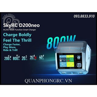 Bộ sạc chính hãng skyrc d200 neo ac/dc mutil-function smart charger 800w