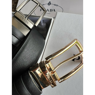 Thắt lưng Prada da thật 02
