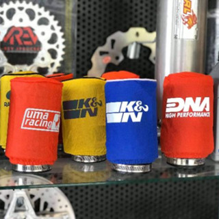 [Lọc KN Tẩm Dầu Sẵn] Combo lọc gió Trụ + Túi Trùm Áo Mưa gắn cho mọi loại xe