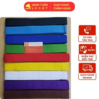 Đai võ sinh 4cm, đai võ cổ truyền việt nam, đai đẳng võ phục võ thuật, vải thô bền đẹp, 09 màu