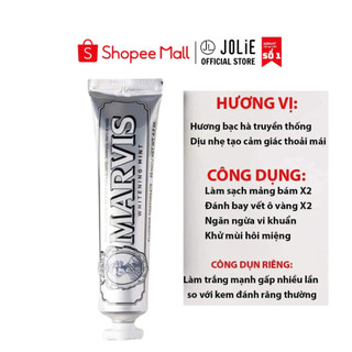 Kem Đánh Răng Marvis Whitening Mint - Làm Trắng Răng