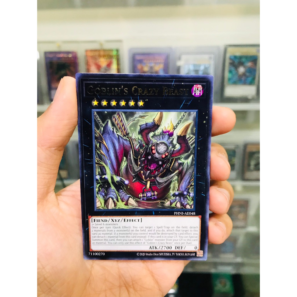 Thẻ Bài Yugioh Mã PHNI-AE048 - Goblin's Crazy Beast - Rare