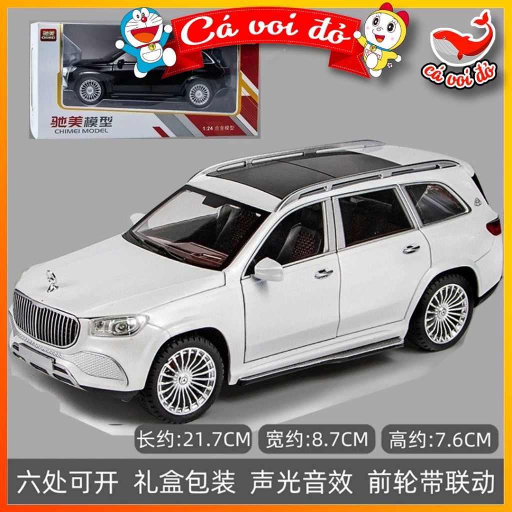 Mô hình xe Mercedes-Benz Maybach GLS600 tỉ lệ 1:24