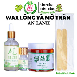 Wax Lông An Lành 350g và Mỡ Trăn Triệt Lông 50ml