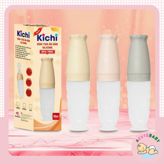Bình thìa ăn dặm 2 trong 1 Baby Lops & Kichi siêu tiện lợi, an toàn cho bé