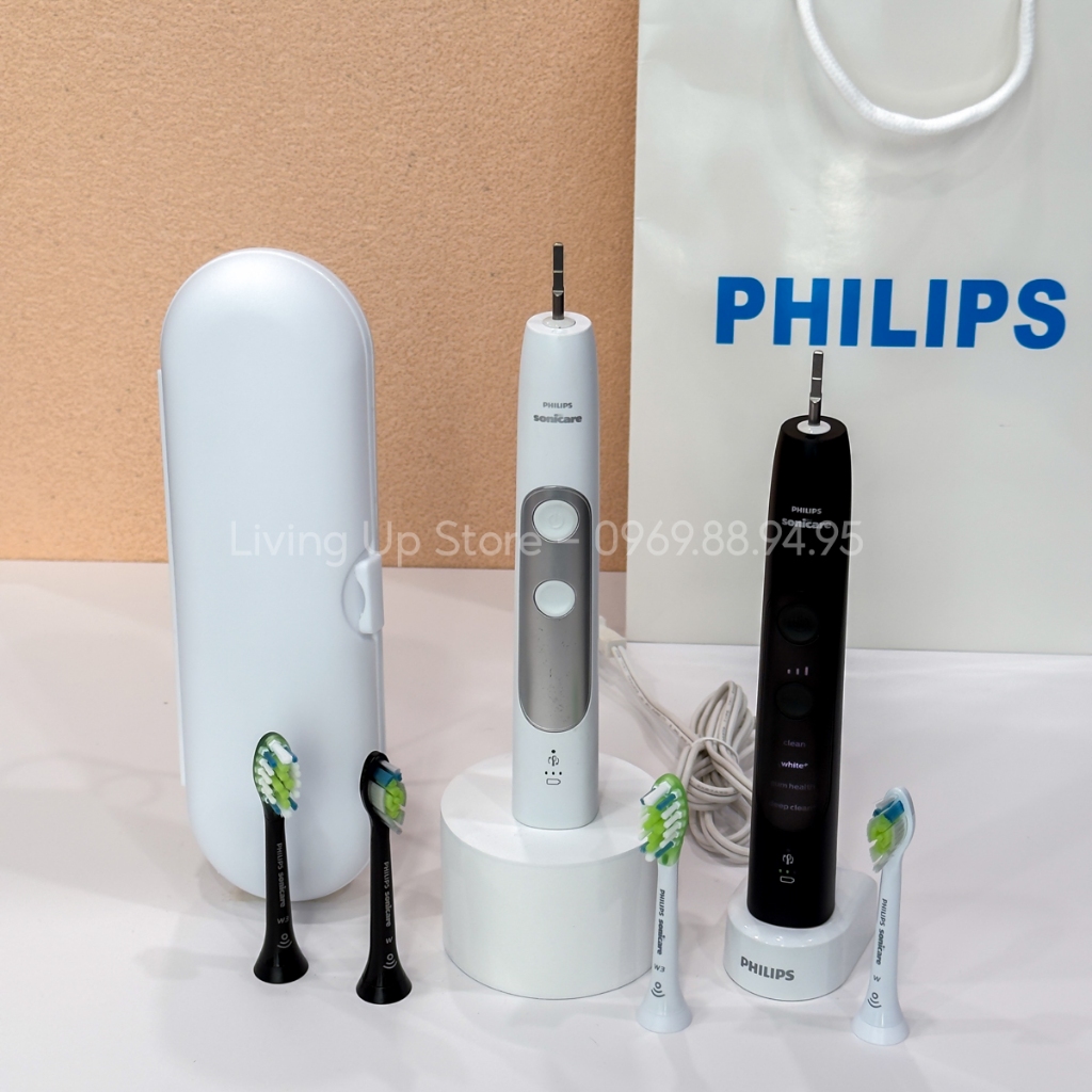 Bàn chải điện Philips Sonicare ExpertClean 7700 HX962 hàng trưng bày