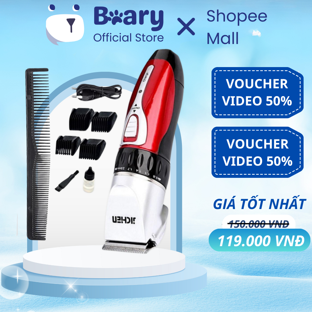 Tông đơ cắt tóc cầm tay METIS, tăng đơ cắt tóc cho gia đình kèm bộ phụ kiện tiện dụng